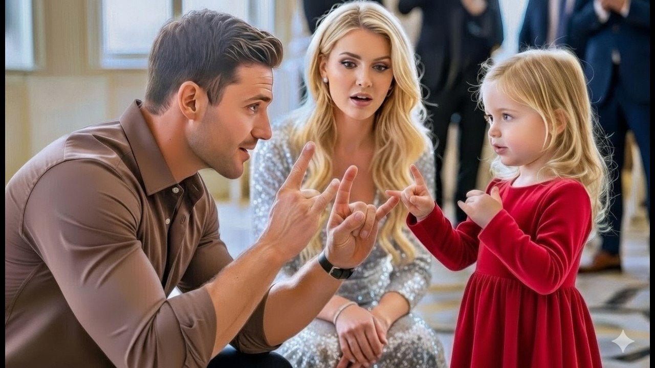 Padre single vide ignorare la figlia sorda del miliardario, finché parlò con lei in lingua dei segni
