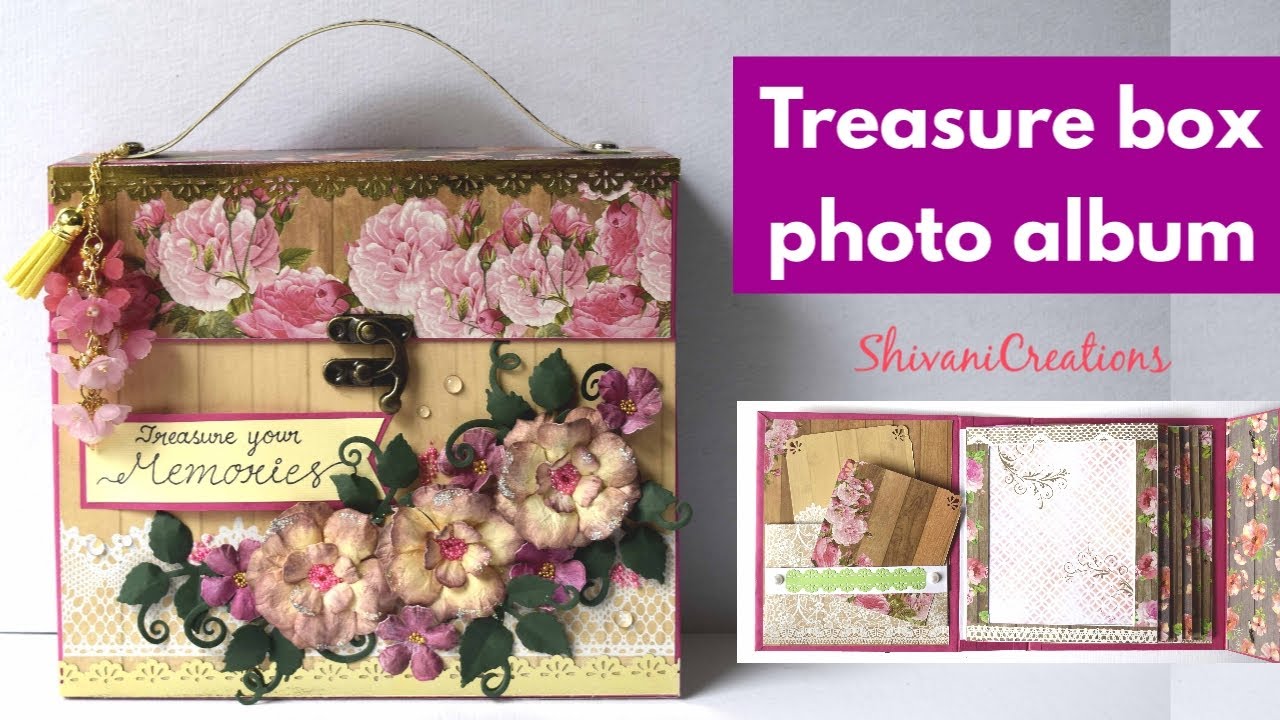 Treasure Box Photo Album/ Suitcase Scrapbook Tutorial