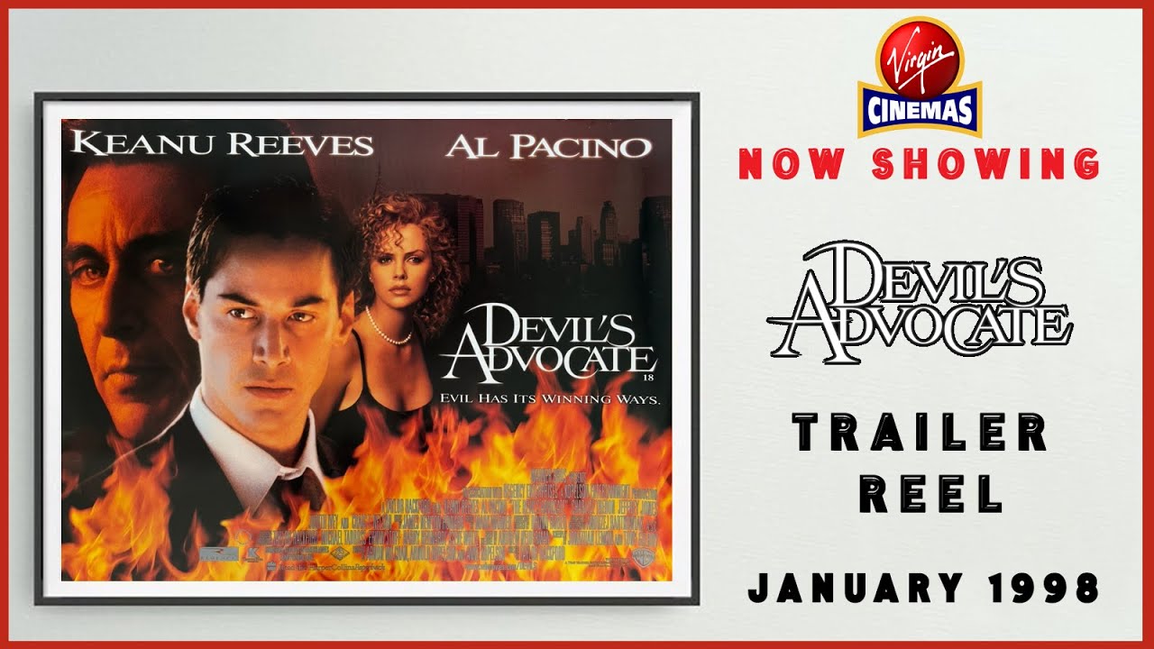 THE DEVIL'S ADVOCATE (January 1998 Virgin Cinemas Trailer Reel) -- Home Cinema