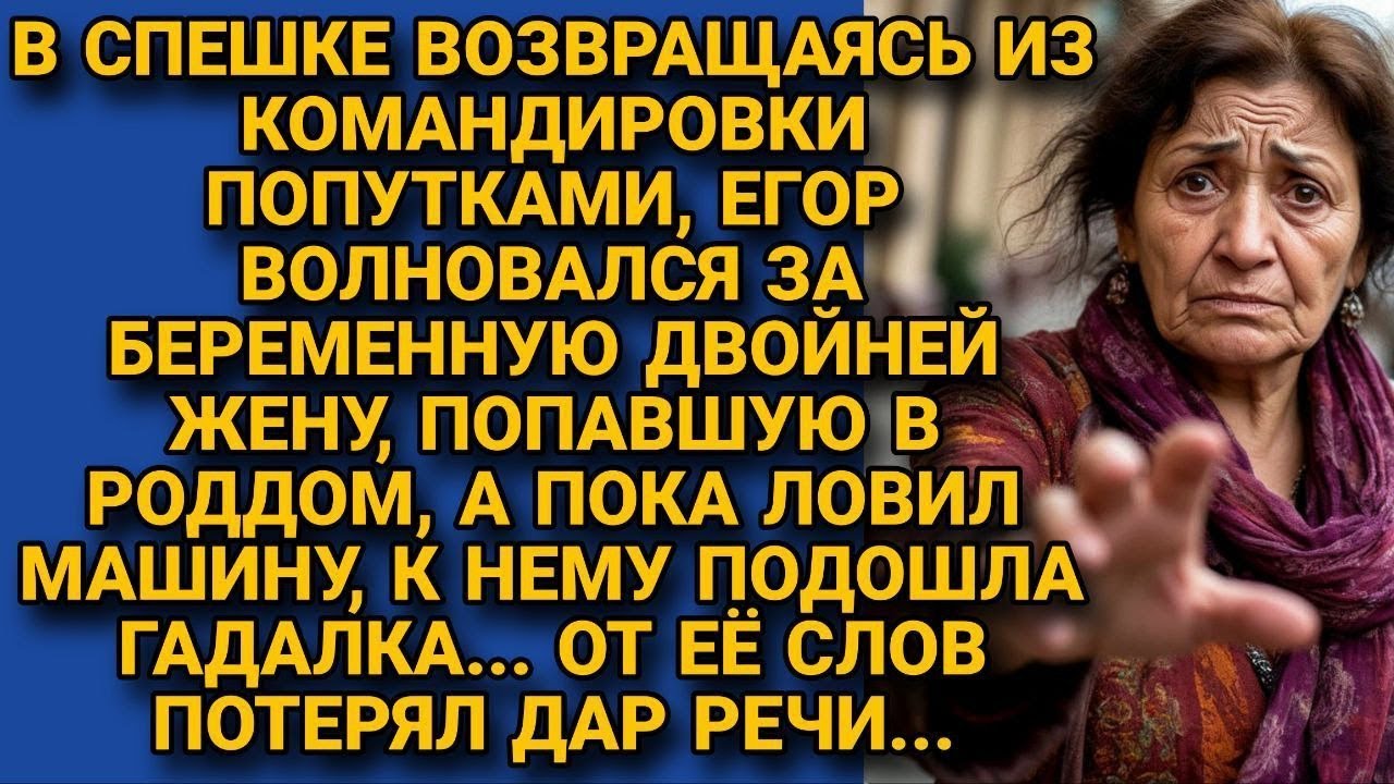 Спешил из командировки к беременной жене в роддом, но гадалка, подойдя, сказала то...