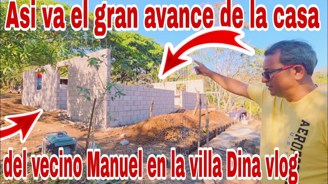Gran avance de la casa del vecino gran cambio en los terrenos de Dina😱😳