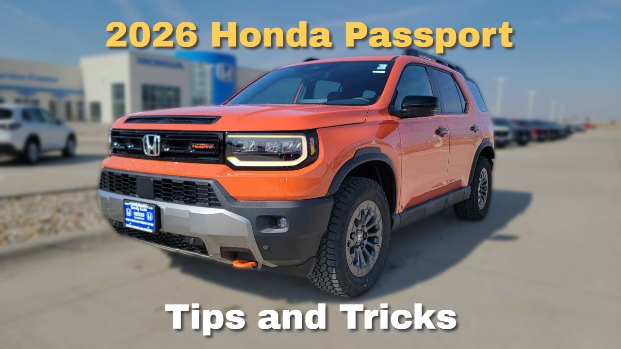 2026 Honda Passport Tips and Tricks or Hiddens Features