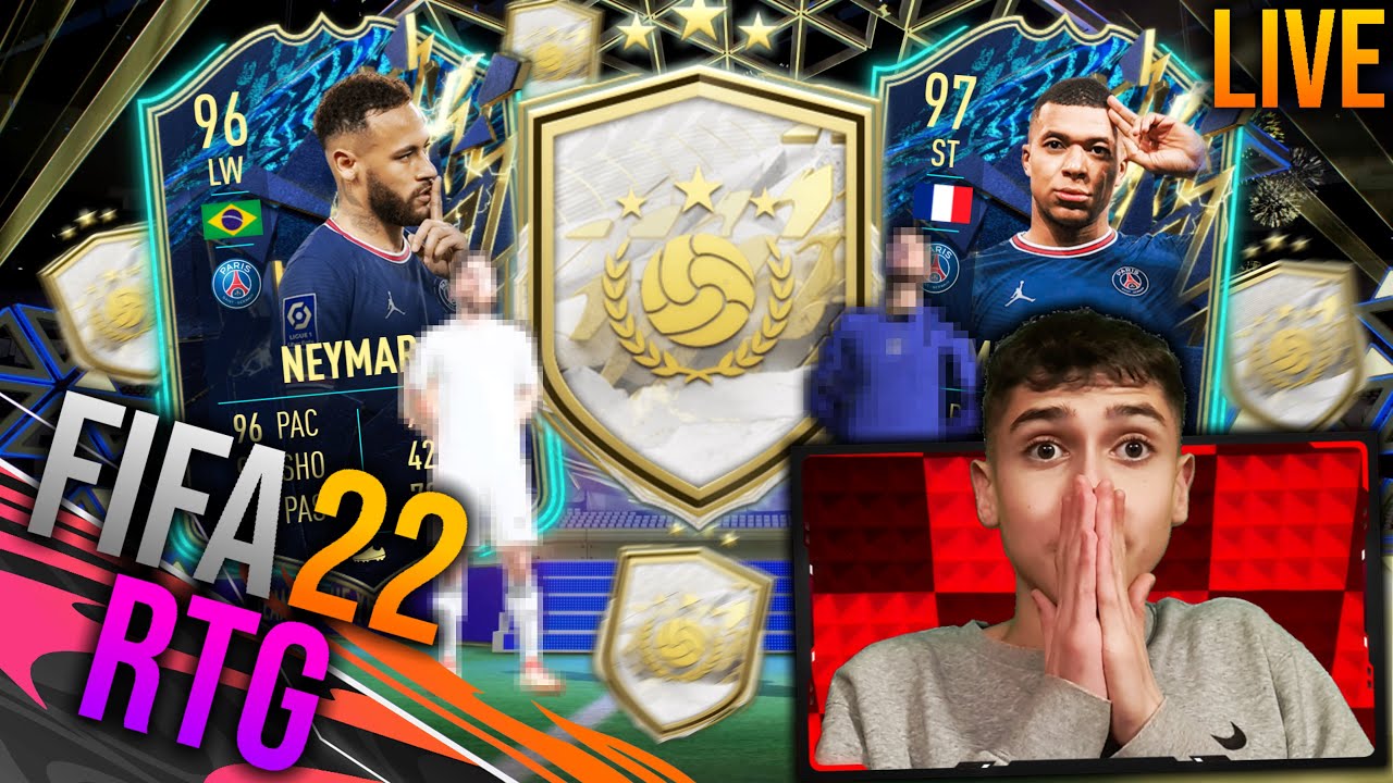 FIFA 22 LIVE : MEIN 91+ ATT/MID ICON PACK! & LIGUE 1 TOTS! 🔥😱 + WEEKEND LEAGUE ZUENDE SPIELEN! ⚽🍀