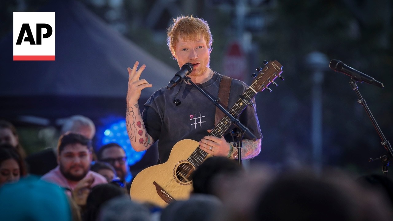 Ed Sheeran opens concert saying what's happening in Gaza is 'catastrophic and unjustifiable'