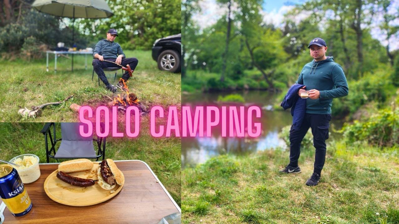 Odpoczynek na łonie natury. Kawka, ciasteczko i kiełbaska z ogniska! |SOLO CAMPING|
