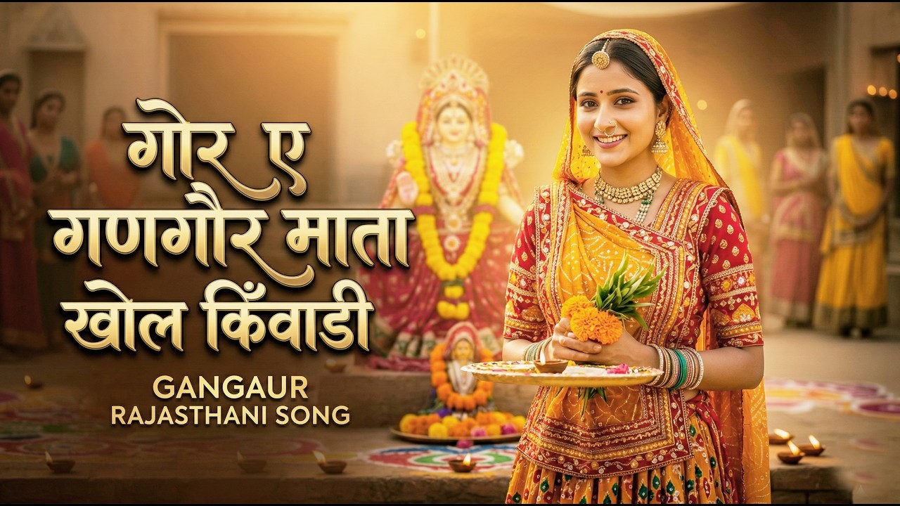 गौर ए गणगौर माता खोल किंवाड़ी !!Gaur Gangaur Mata Khol Kinwadi गणगौर पूजन गीत