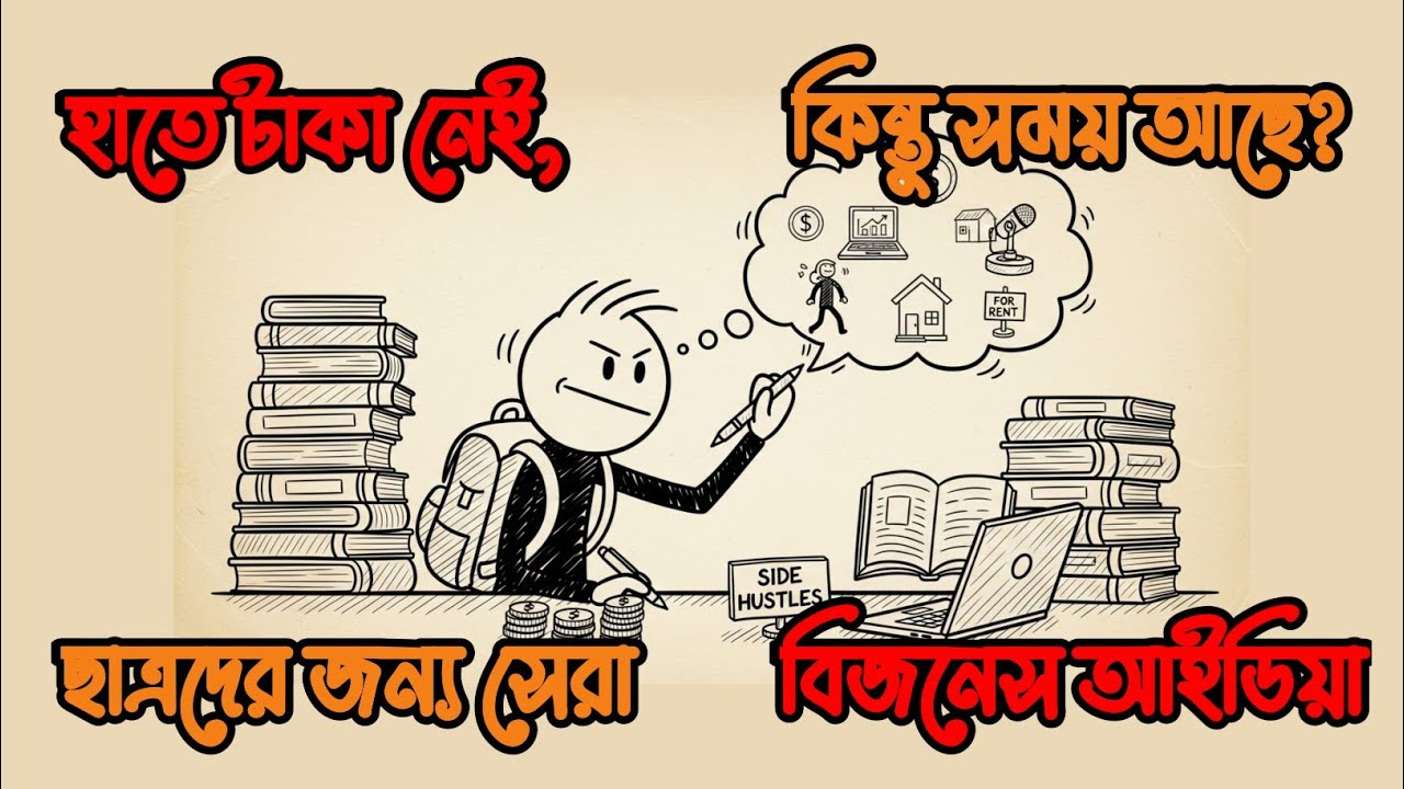 হাতে টাকা নেই, কিন্তু সময় আছে? ছাত্রদের জন্য সেরা বিজনেস আইডিয়া।