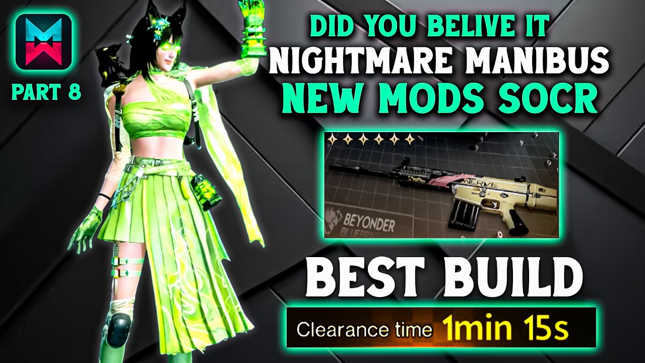 SOCR NO NEED CLASSIC MODS MANIBUS NIGHTMARE SHRAPNEL LAST VALOR🔥Best Build Guide | Once Human