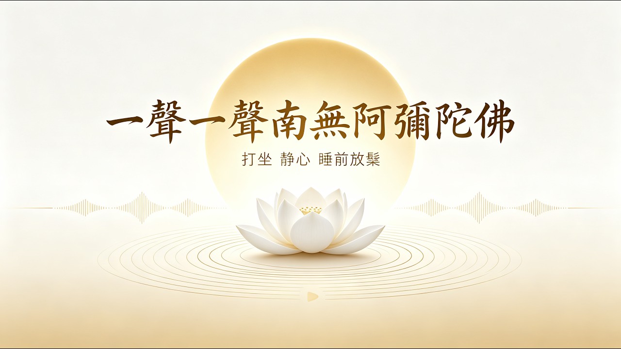 《一声一声南无阿弥陀佛｜适合循环播放的念佛歌》