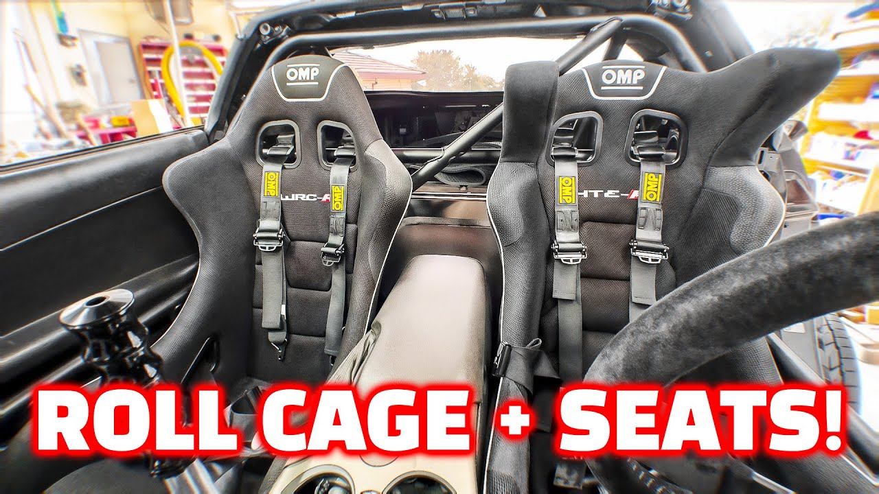 Safety Meets Style: Corvette C6 Roll Cage & Racing Seats Installed! | Driving Line BUILDS