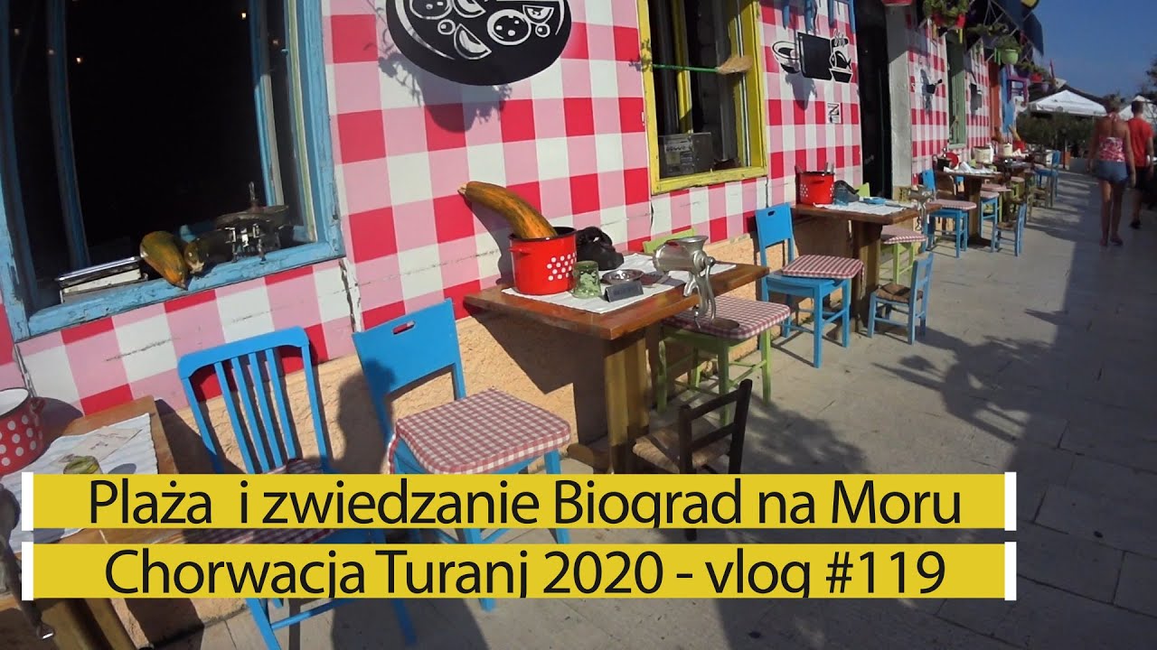 Chorwacja Turanj 2020 - Plażowanie i zwiedzanie Biograd na Moru. Vlog #119