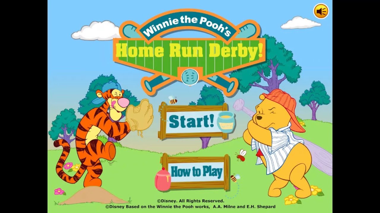 Winnie the Pooh's Home Run Derby - Classic Disney Computer Game