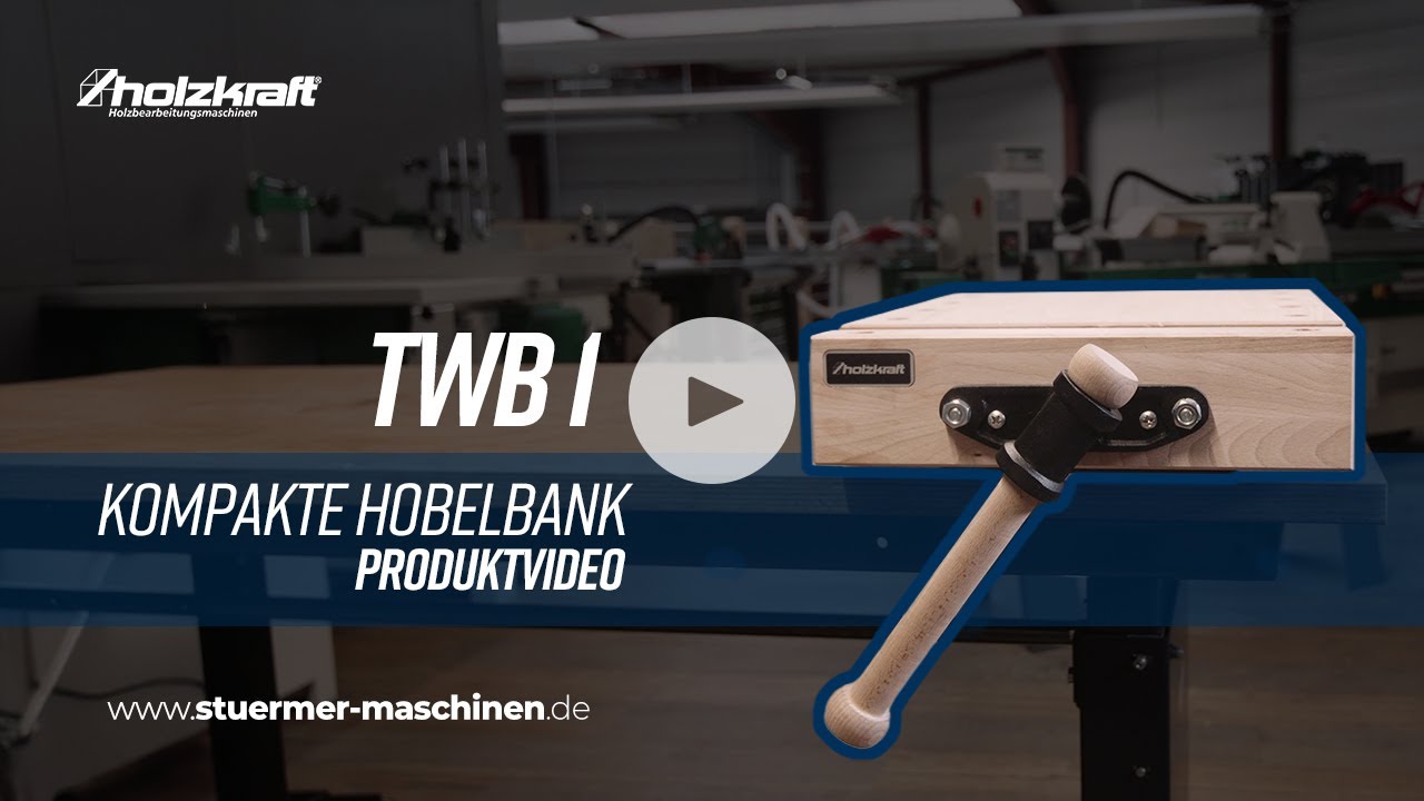 Kompakte Hobelbank für flexible Einsätze | Holzkraft TWB 1