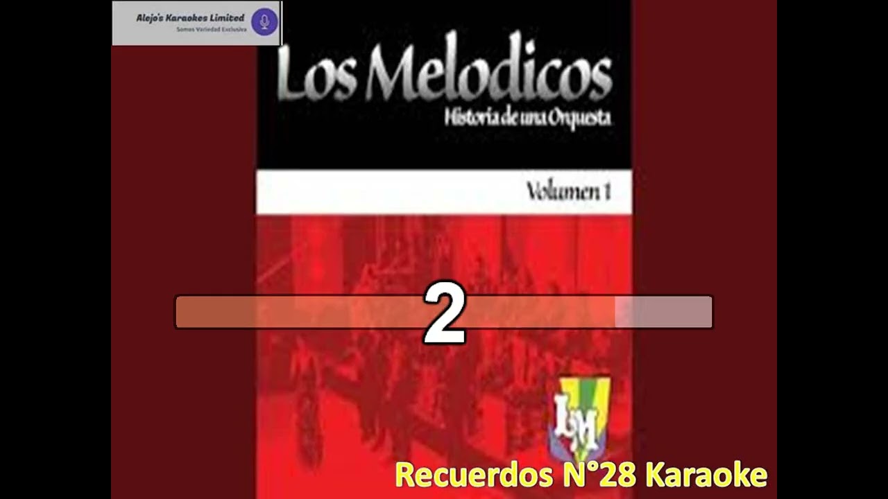Los Melodicos Recuerdos N°28 Karaoke