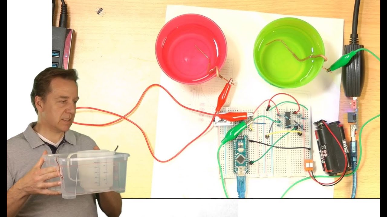 Ein EKG mit einfachen Komponenten aufgebaut