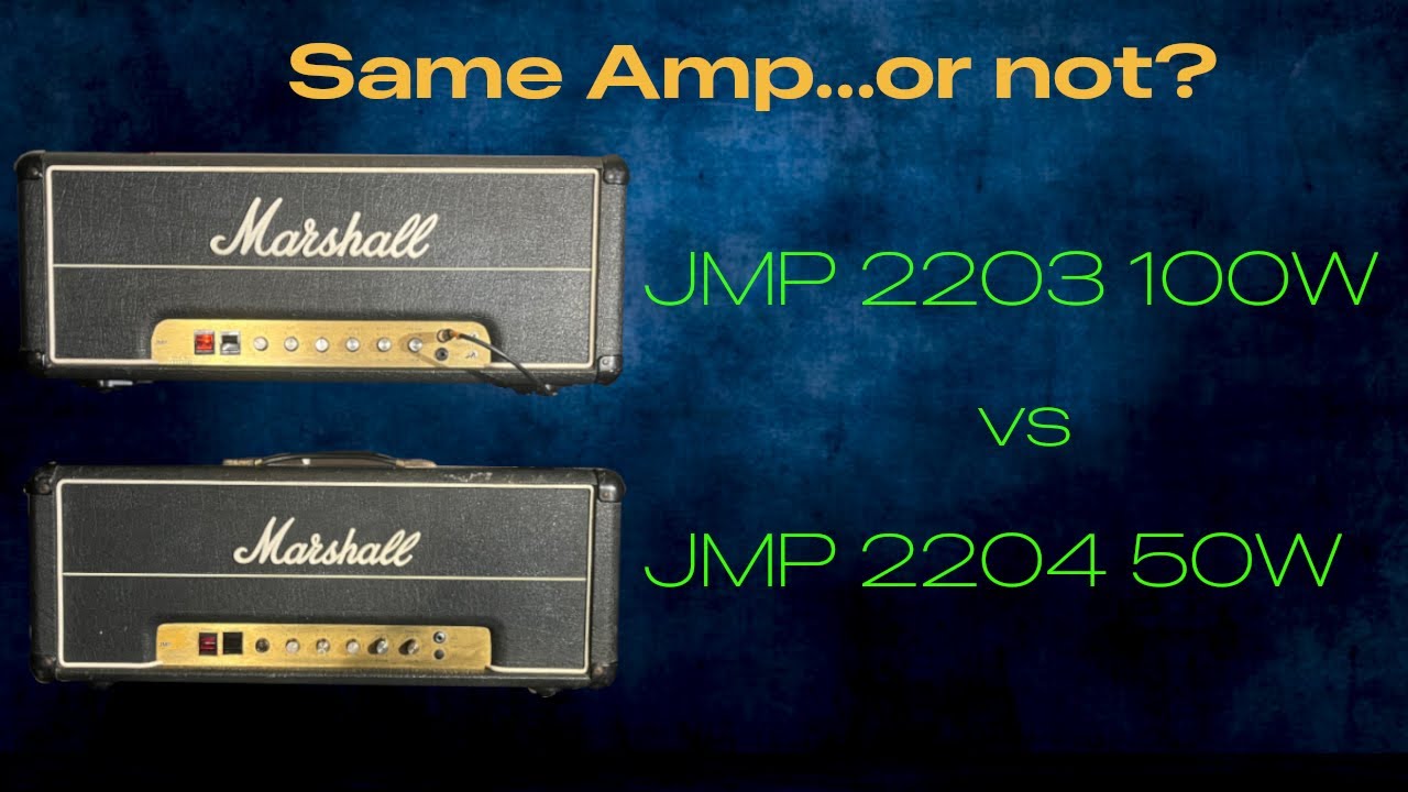 Marshall JMP 2203 vs Marshall JMP 2204 - Same Amp...or not?