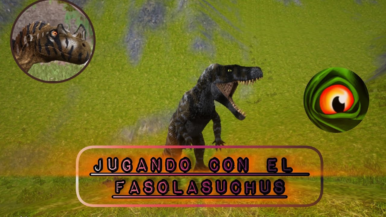 Jugando con el Fasolasuchus en The Cursed Isle  [Castigando carroñeros 👀]