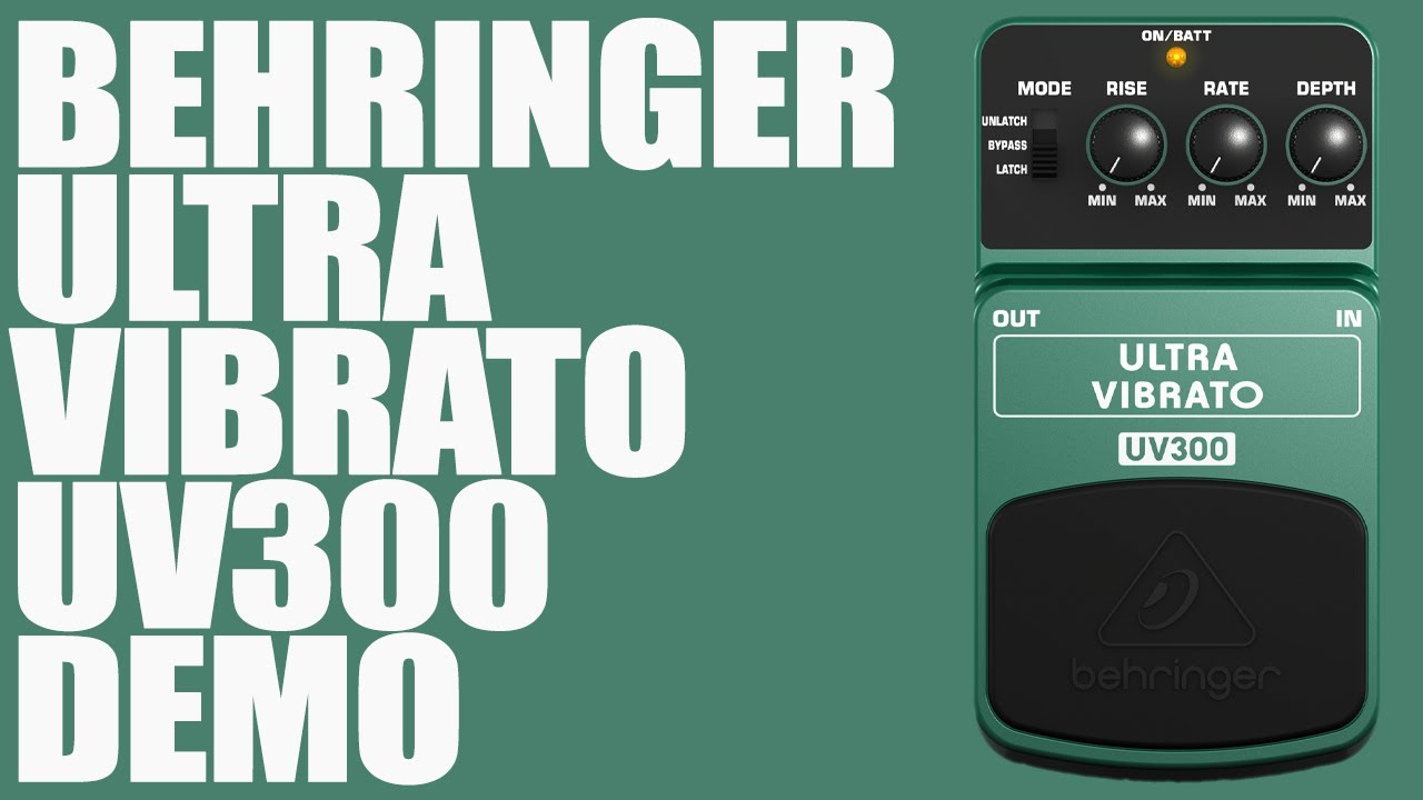 Behringer - UV300 Ultra Vibrato - Demo