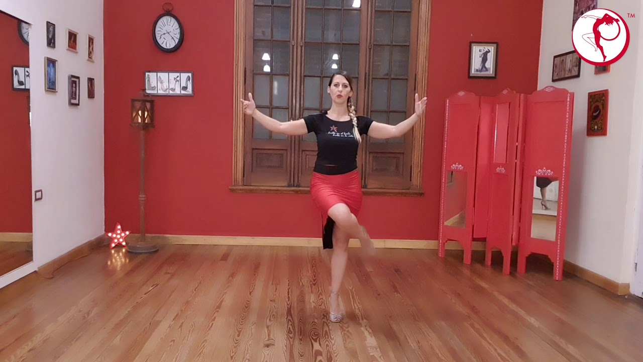 StepFlix Tango, Técnica para mujeres, clase 7: control del cruce en tango