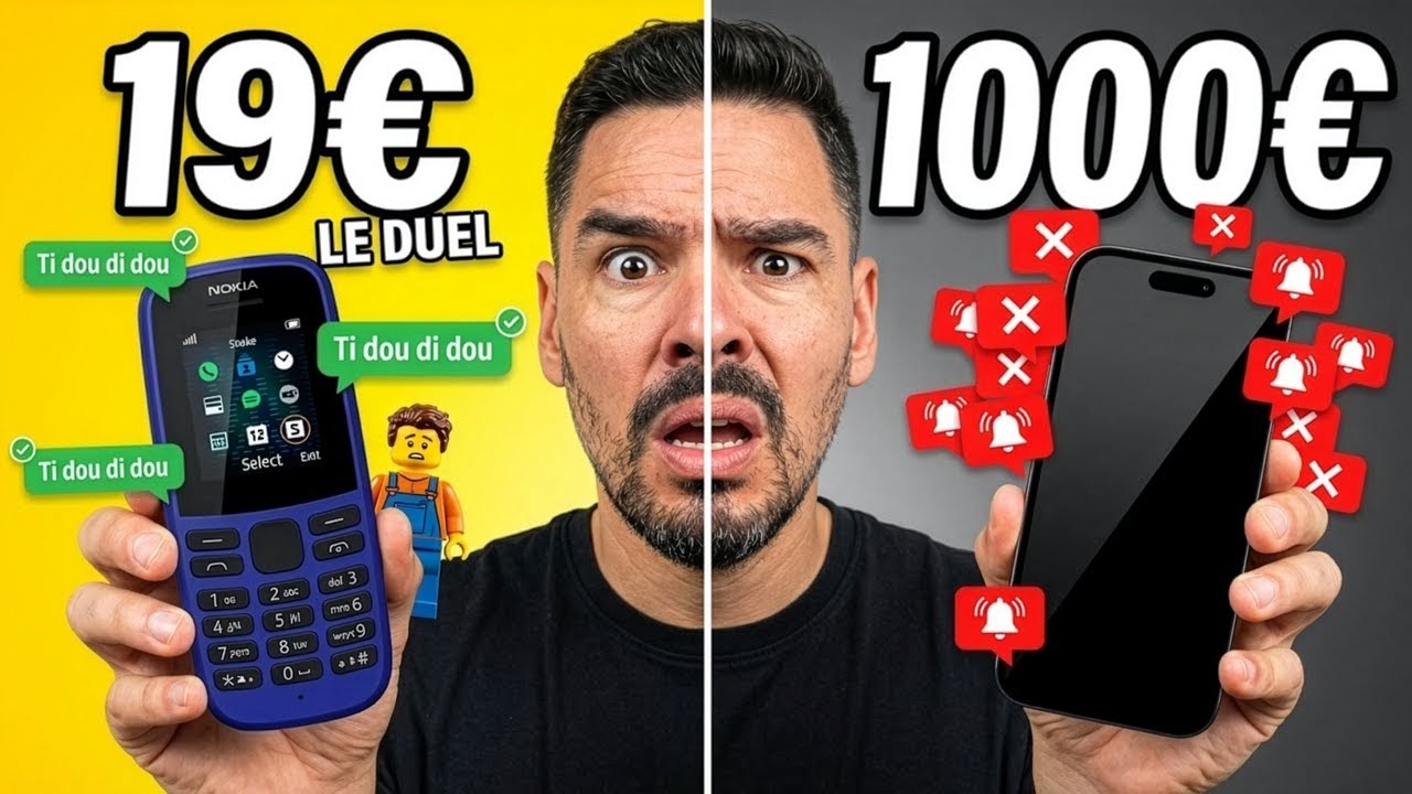 Ce téléphone à 19€ humilie mon iPhone (Le Test Brutal)