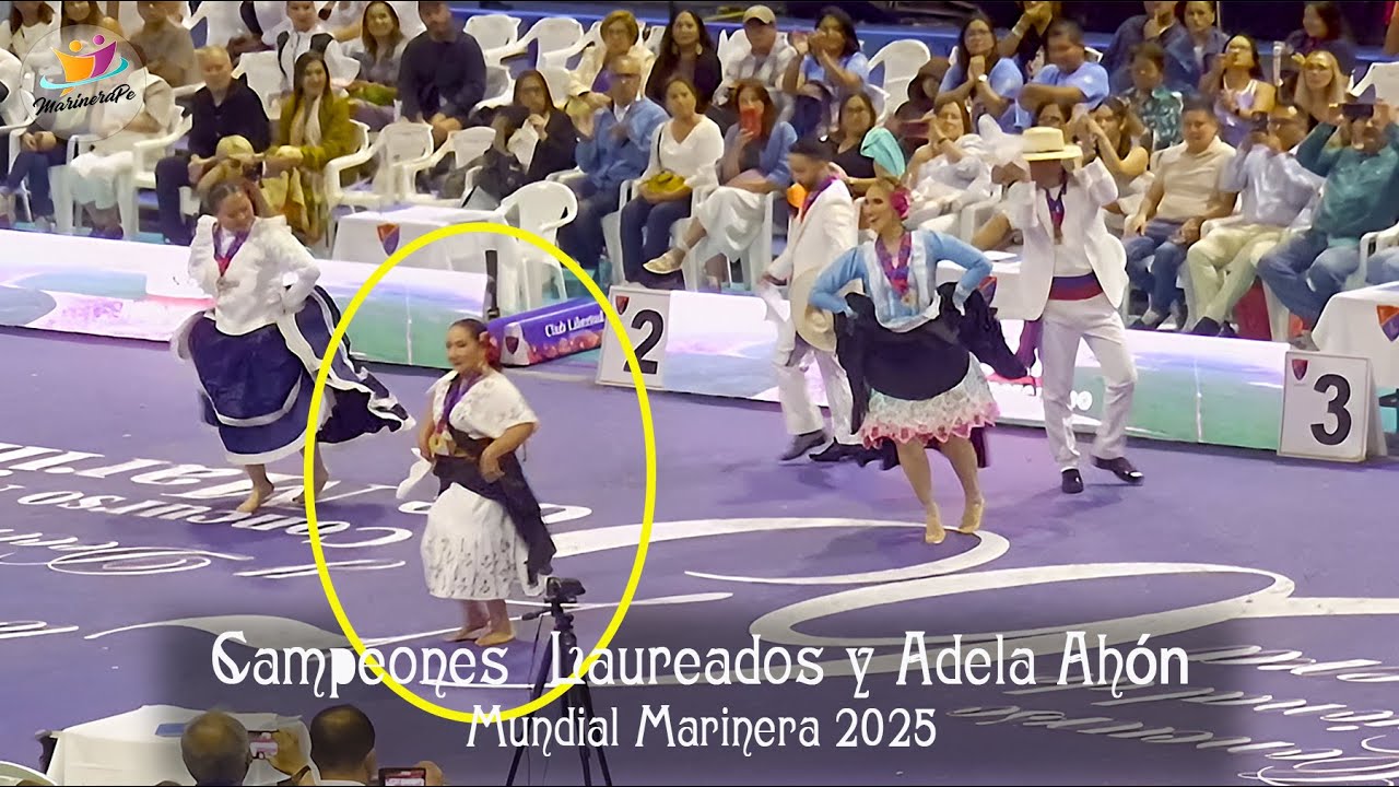 Homenaje a ícono de la Marinera Adela Ahón por campeones laureados | Mundial Marinera 2025