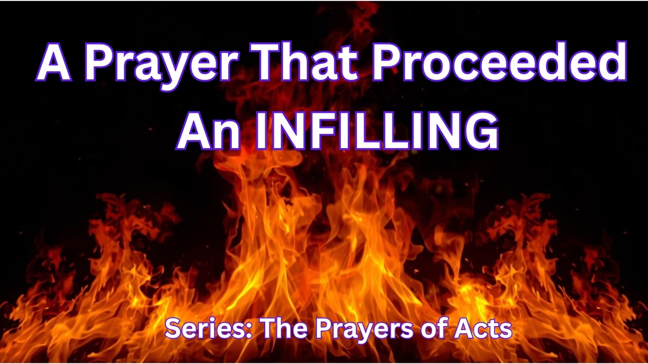 March 15, 2026    A Prayer that Proceeded an Infilling