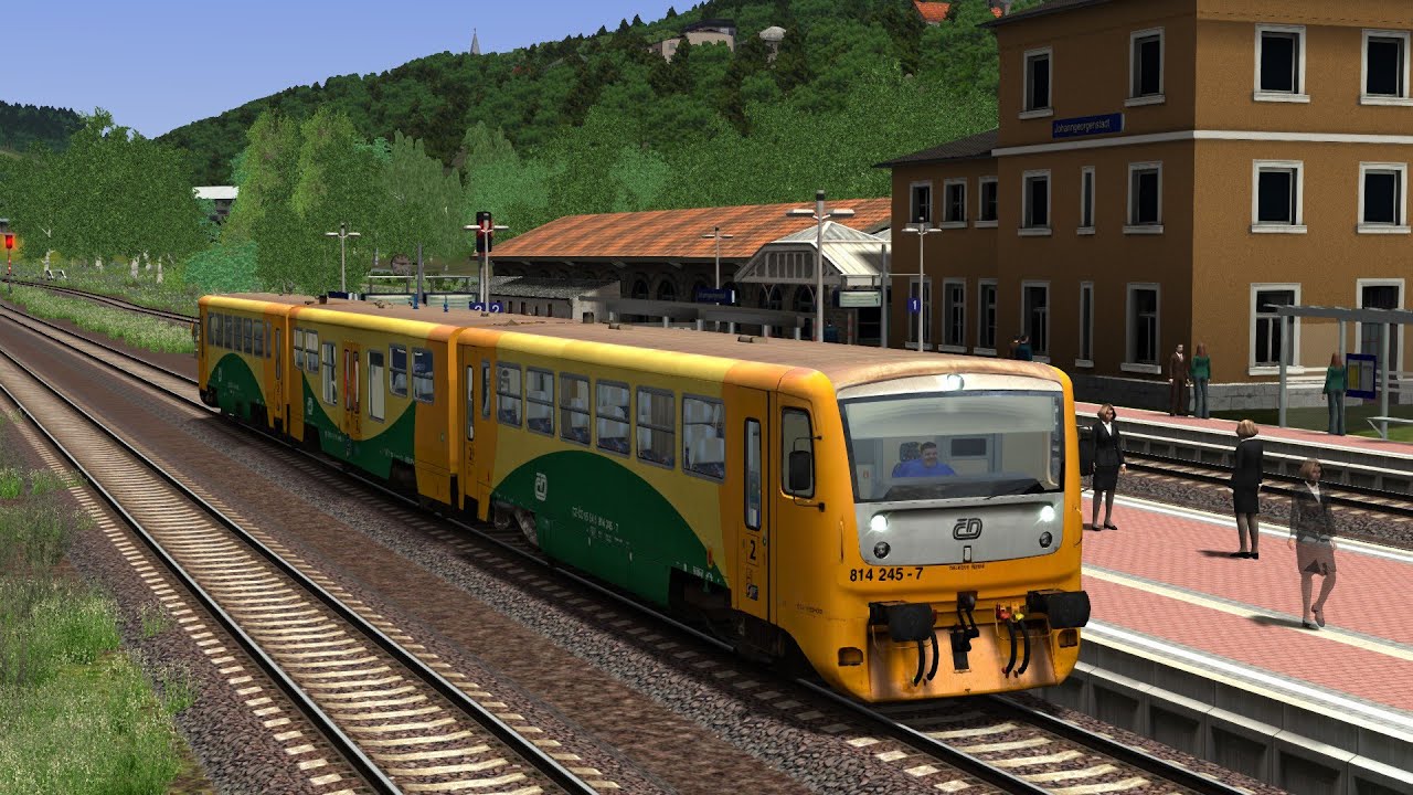 Karlovy Vary - Johanngeorgenstadt se 814 trio NEKOMENTOVANE