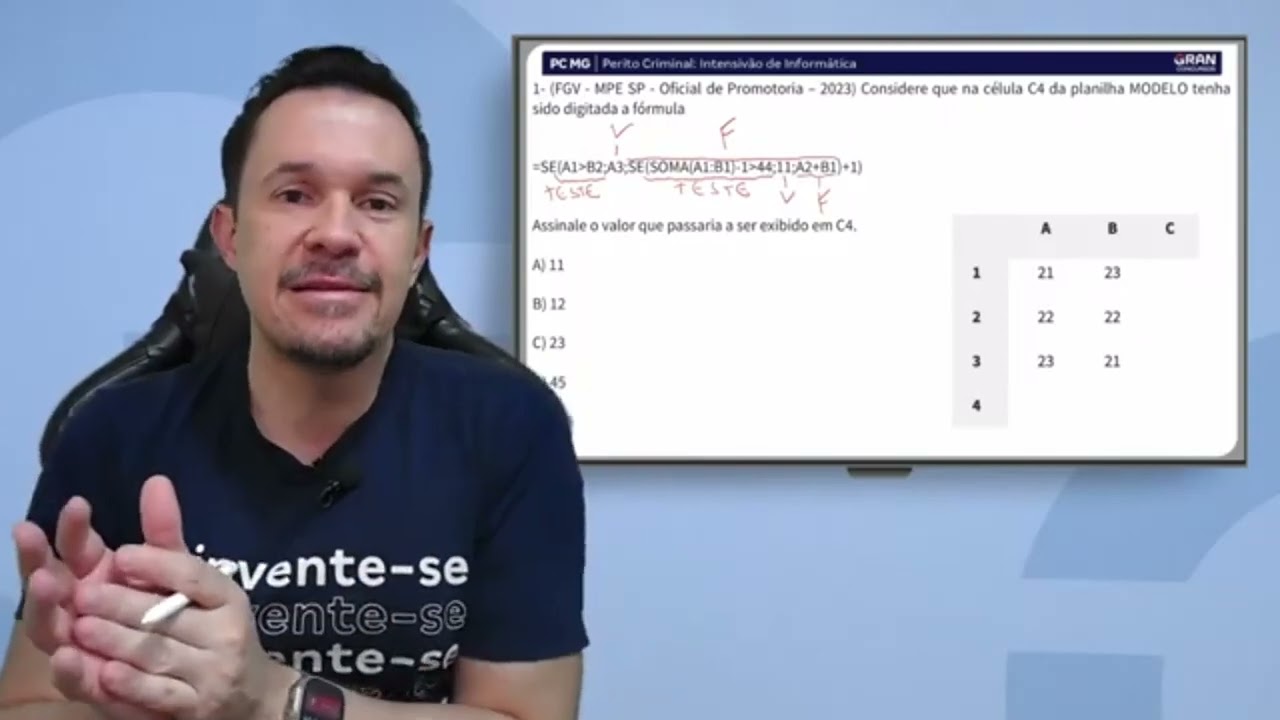 Concurso PC MG - Perito (Quest&atilde;o 1)