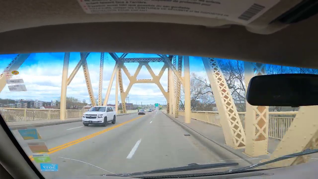 To Jeffersonville, Indiana From Louisville, Kentucky Over The Bridge