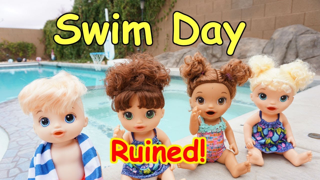 BABY ALIVE Swim Day Ruined!