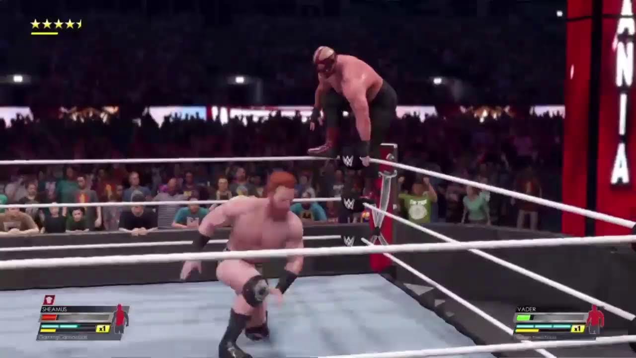 WrestleMania 5 Night 1: Sheamus vs Big Van Vader - Intercontinental Championship