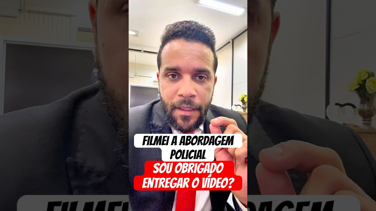 FILMEI A ABORDAGEM POLICIAL - Sou OBRIGADO entregar o V&Iacute;DEO??? #noticias #abordagens #criminalista