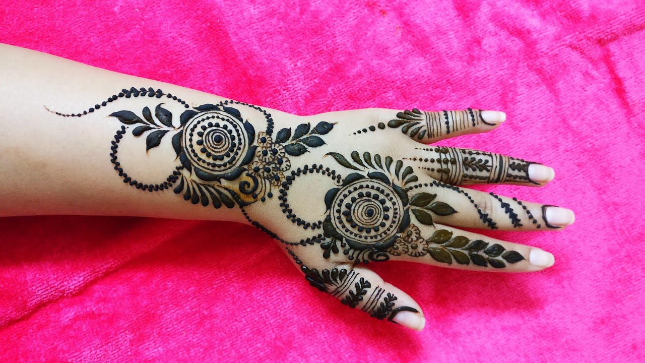 Simple Gulf Mehndi Design 2018