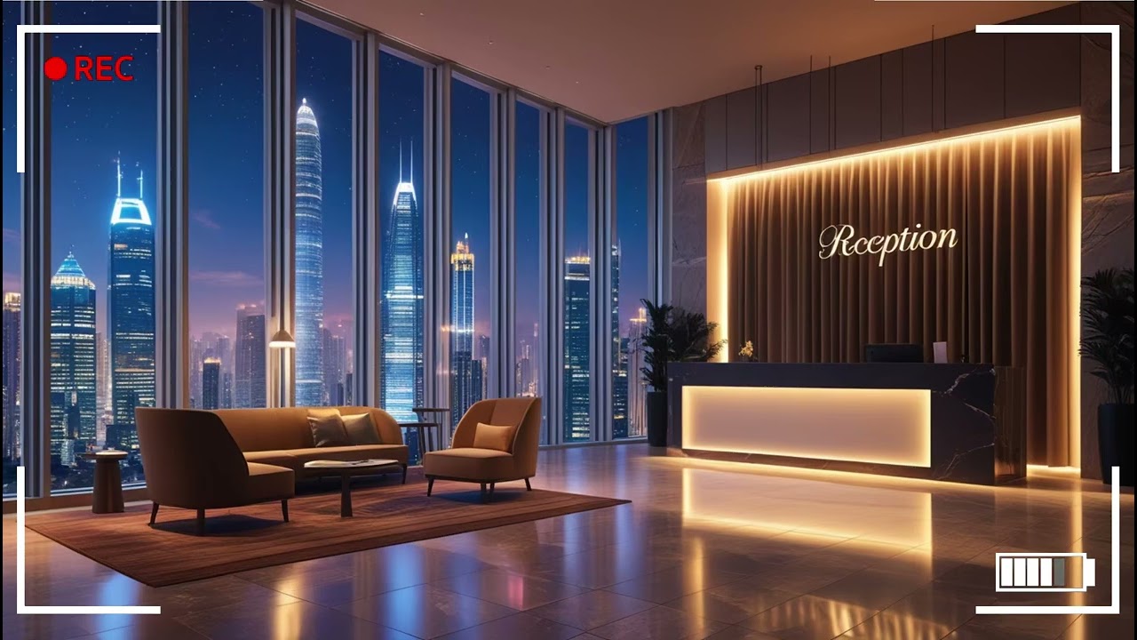 Skyline Mirage &ndash; Calm Jazz with Night Views & Modern Decor 🌃🎷