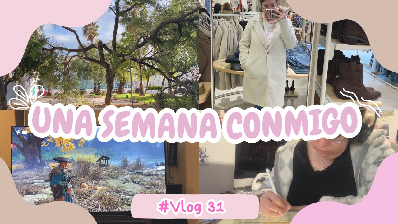 Una semana conmigo | Estudio, rebajas y días de viento | vlog 31