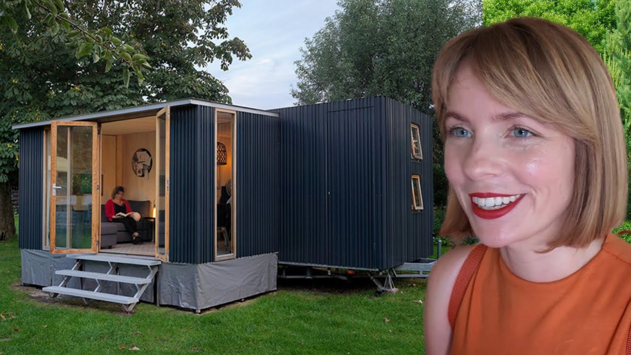 Jeanne entdeckt ein MINI HAUS mit XL SLIDEOUT besser als jedes Tinyhaus m. Baugenehmigung #tinyhouse