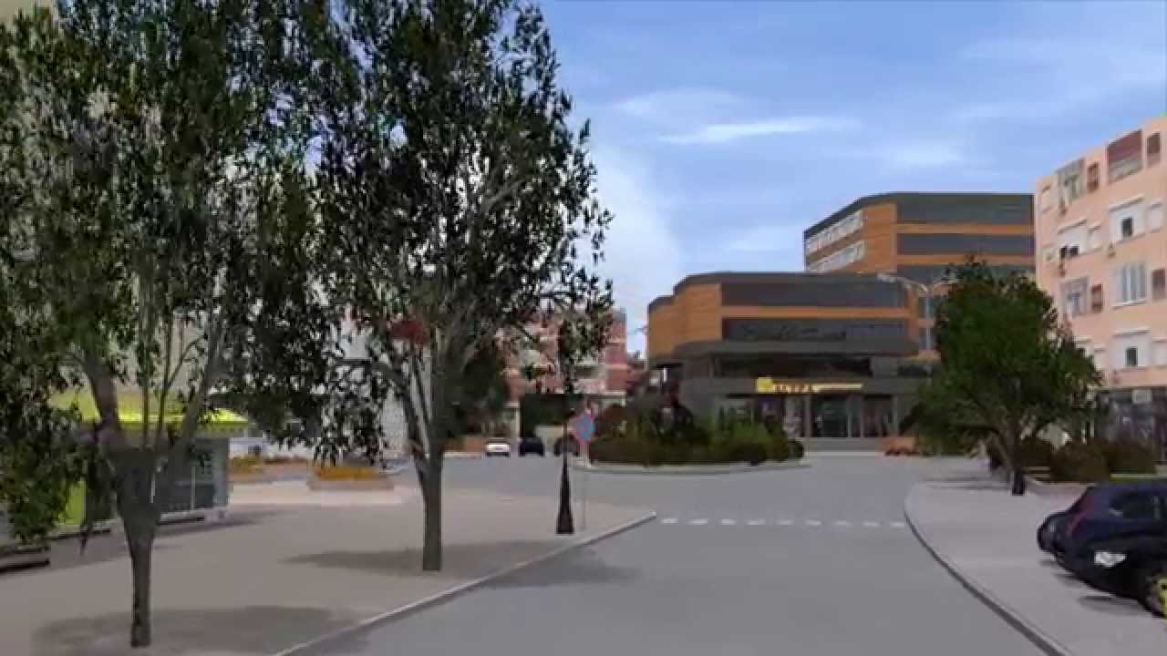 3D model na noviot DUP(Detalen urbanisticki plan) na  Sveti Nikole