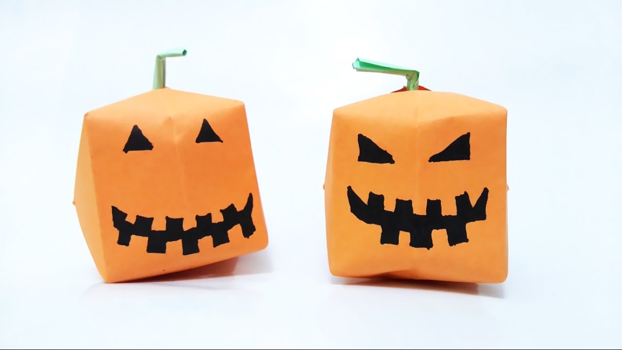 How to make: Origami Pumpkin