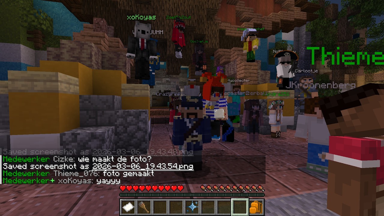 grinden tot vogel rok vol zit in sprookjescraft (minecraft)