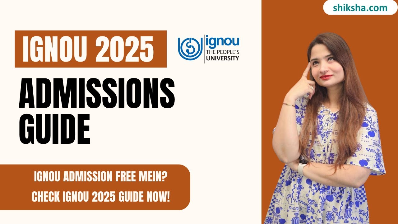 IGNOU Admission 2025 | Courses, Fees, Registration Process Full Guide #ignou2025