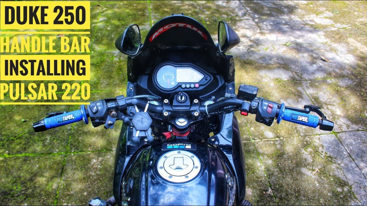 instaling duke handile on pulsar 220