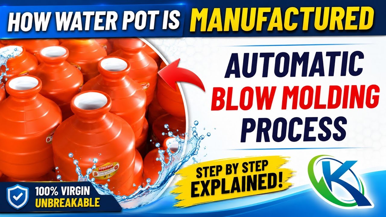 Plastic ghada | plastic koda | palstic kudam making machine