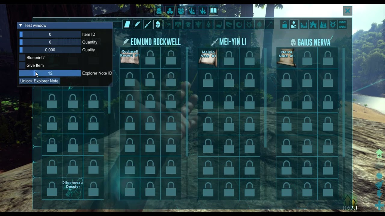 ARK: Survival Evolved Unlock All Explorer Notes Cheat