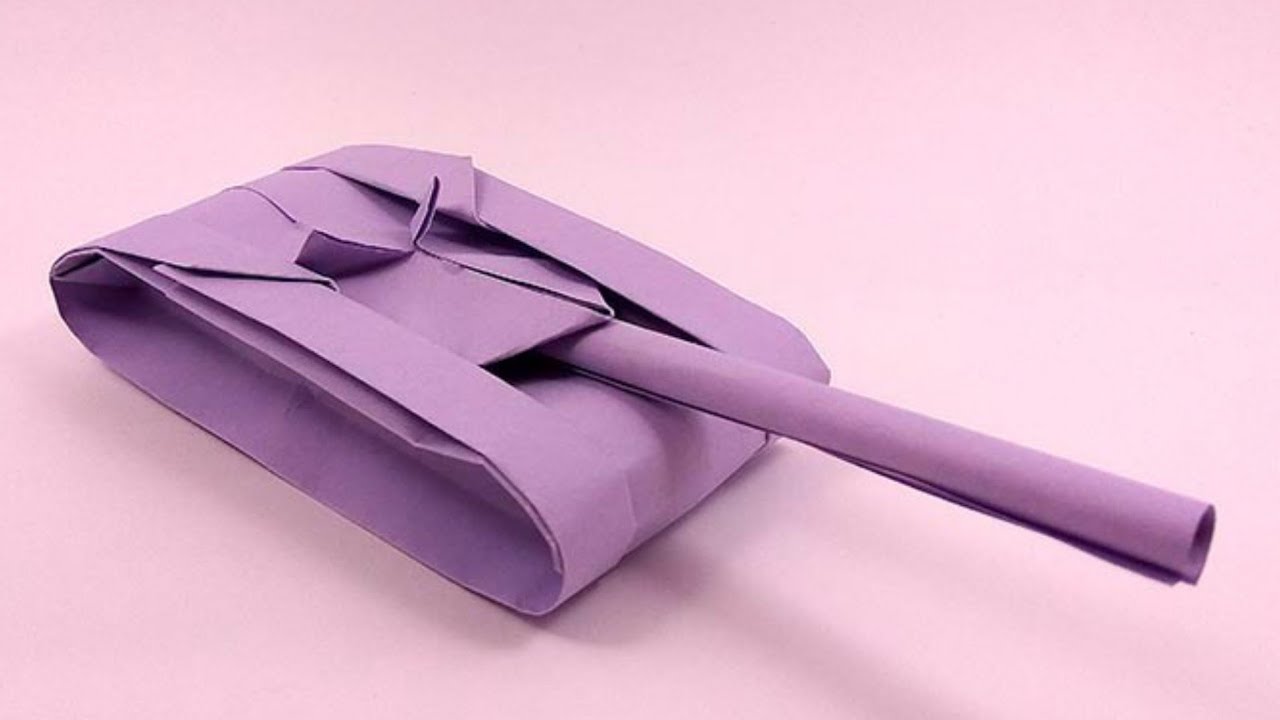 3 минутта танка жасау. Танка из бумаги. Как сделать танку избумаги своими руками? Tanks. Origami.