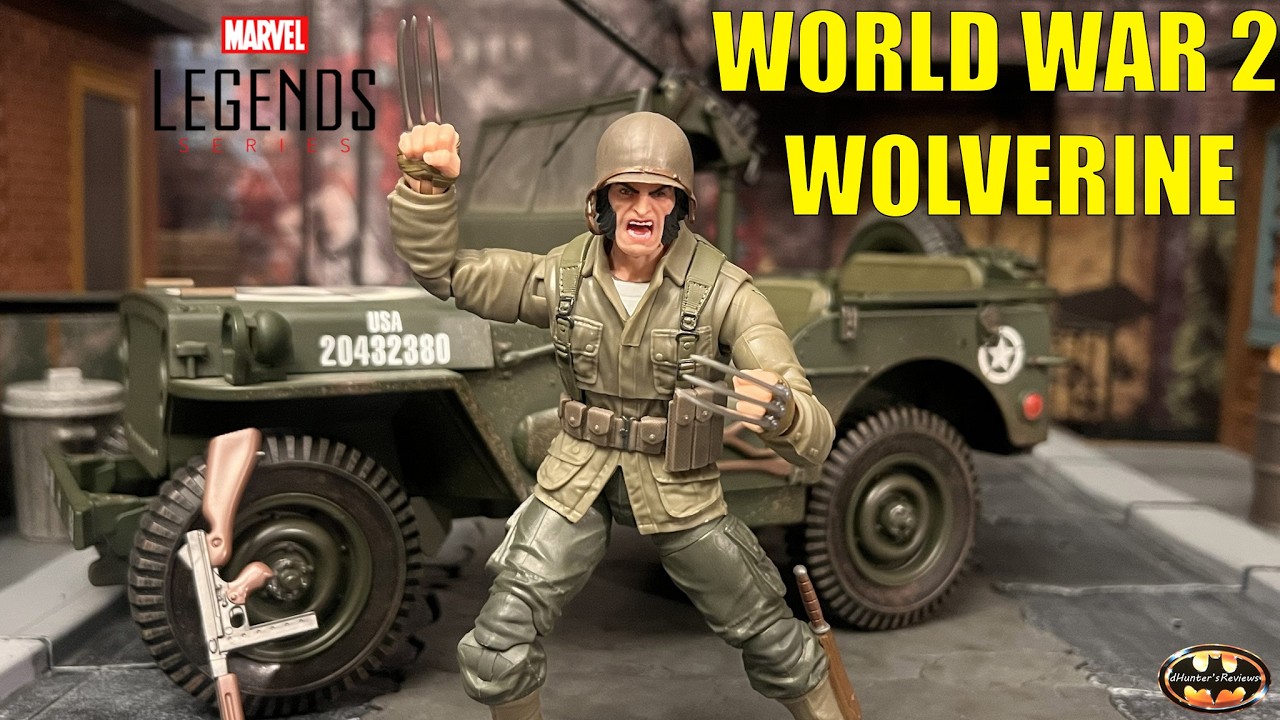 Hasbro Marvel Legends Logan Wolverine World War 2 Action Figure Review & Comparison