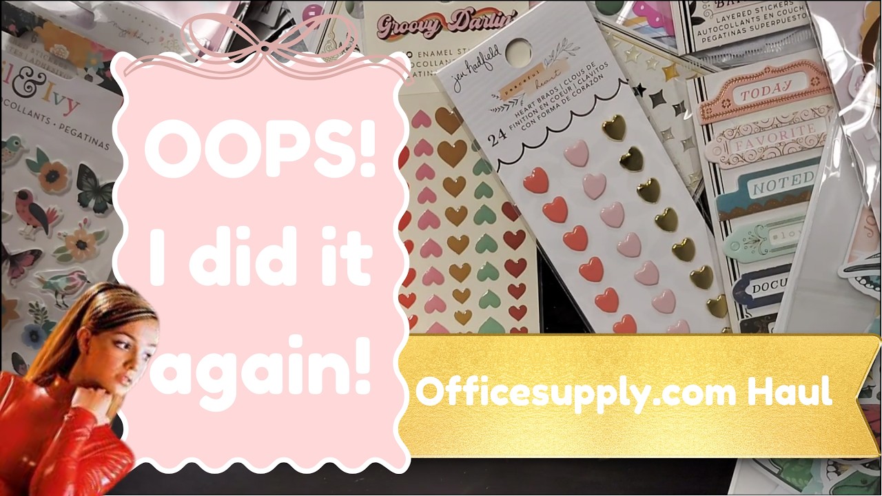 Ой, я снова это сделала! Я купила СЛИШКОМ МНОГО на распродаже на officesupply.com! Распаковка с у...
