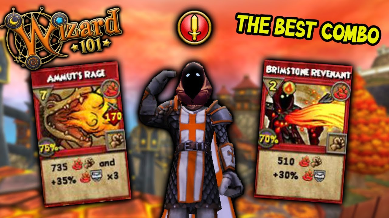 Wizard101 Level 170 FIRE PvP: AMMUTE'S RAGE IS OP