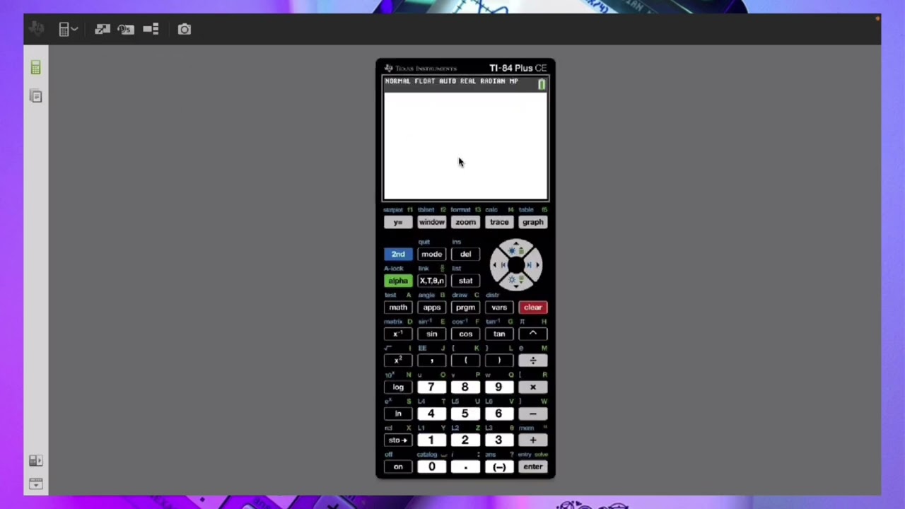 Basic Overview of TI-Smartview CE Emulator for TI-84 Family