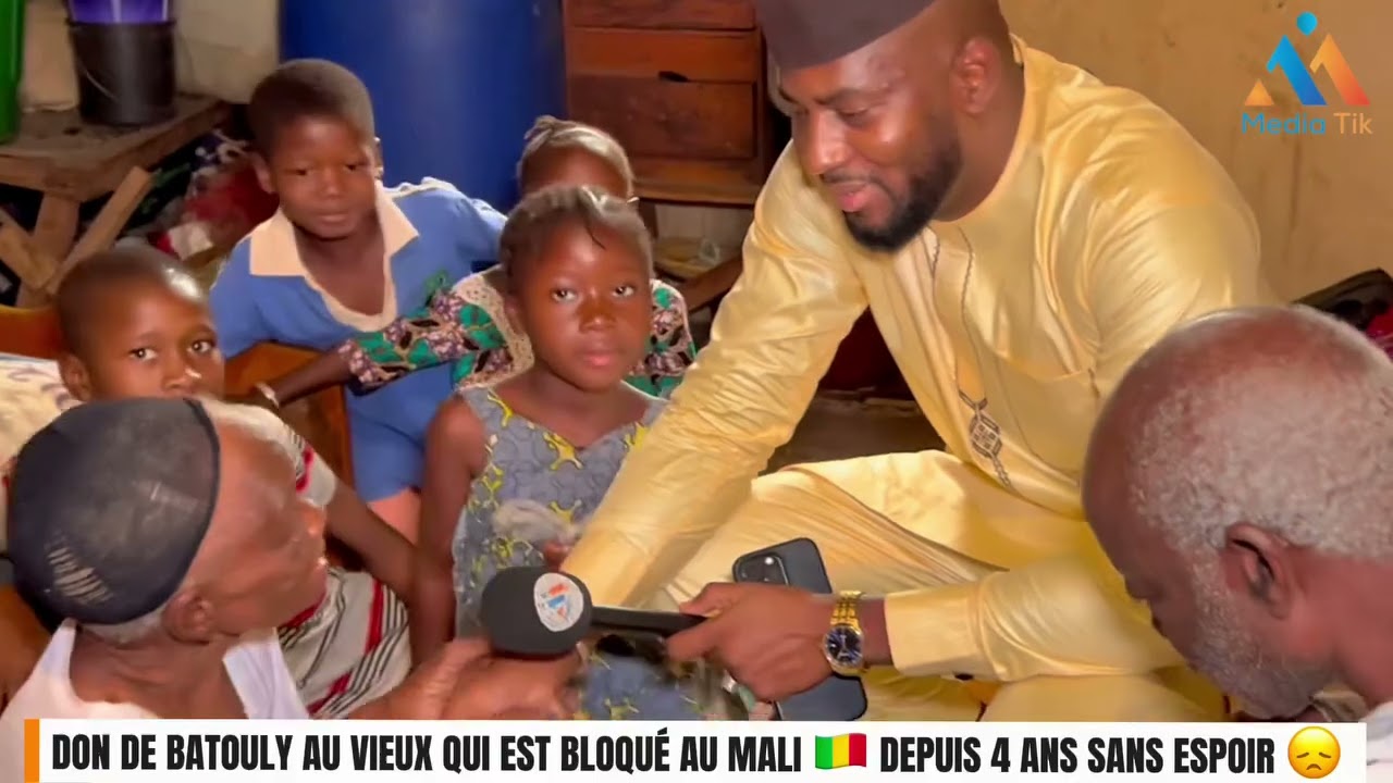 Geste Incroyable de Batouly 💙 : Un Vieil Homme Bloqué au Mali depuis 4 Ans Après 40 Ans en France
