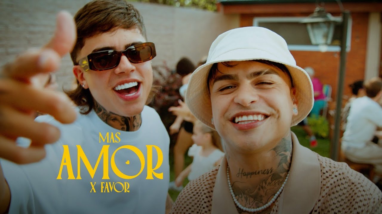 La T y la M, MÁS AMOR X FAVOR (Video Oficial)